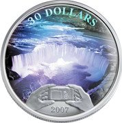 Canada 30 Dollars Niagara Falls 2007 Proof KM# 739 30 DOLLARS 2007 coin reverse Canada 30 Dollars Niagara Falls 2007 Proof KM# 739 30 DOLLARS 2007 coin reverse