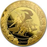 Canada 300 Dollars Competition 2008 Proof KM# 830 CANADA coin reverse