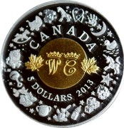 Canada 5 Dollars Royal Infant Toys Proof 2013 Proof KM# 1461a CANADA WC 5 DOLLARS 2013 coin reverse Canada 5 Dollars Royal Infant Toys Proof 2013 Proof KM# 1461a CANADA WC 5 DOLLARS 2013 coin reverse
