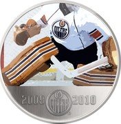 Canada 50 Cents Edmonton Oilers 2010 (2009) KM# 938 2009 2010 OILERS coin reverse Canada 50 Cents Edmonton Oilers 2010 (2009) KM# 938 2009 2010 OILERS coin reverse