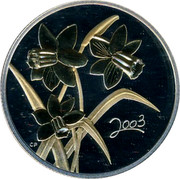 Canada 50 Cents Golden Daffodil 2003 Proof KM# 475 CP 2003 coin reverse Canada 50 Cents Golden Daffodil 2003 Proof KM# 475 CP 2003 coin reverse
