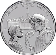 Canada 50 Cents Ontario Stratford Festival 2002 Proof KM# 455 ONTARIO 2002 ONTARIO coin reverse Canada 50 Cents Ontario Stratford Festival 2002 Proof KM# 455 ONTARIO 2002 ONTARIO coin reverse