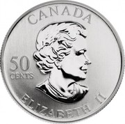 Canada 50 Cents Tim Horton 2005 Proof, Specimen KM# 541 CANADA 50 CENTS ELIZABETH II coin obverse Canada 50 Cents Tim Horton 2005 Proof, Specimen KM# 541 CANADA 50 CENTS ELIZABETH II coin obverse