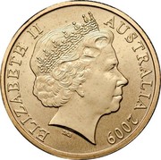 Australia 1 Dollar Air Series - Crimson Rosella 2009 ELIZABETH II AUSTRALIA 2009 IRB coin obverse Australia 1 Dollar Air Series - Crimson Rosella 2009 ELIZABETH II AUSTRALIA 2009 IRB coin obverse