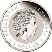 Australia 1 Dollar Koala 2016 P ELIZABETH II AUSTRALIA 1 DOLLAR coin obverse Australia 1 Dollar Koala 2016 P ELIZABETH II AUSTRALIA 1 DOLLAR coin obverse