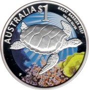 Australia $1 Great Barrier Reef 2010 KM# 1384a AUSTRALIA $1 GREAT BARRIER REEF 1OZ 999 SILVER coin reverse Australia $1 Great Barrier Reef 2010 KM# 1384a AUSTRALIA $1 GREAT BARRIER REEF 1OZ 999 SILVER coin reverse