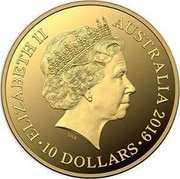 Australia 10 Dollars The Bold, The Bad and The Ugly 2019 ELIZABETH II AUSTRALIA 2019 • 10 DOLLARS • IRB coin obverse Australia 10 Dollars The Bold, The Bad and The Ugly 2019 ELIZABETH II AUSTRALIA 2019 • 10 DOLLARS • IRB coin obverse