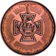 Australia 10 Dollars Victoria Cross for Australia 2014 KM# 2175 FOR VALOUR coin reverse Australia 10 Dollars Victoria Cross for Australia 2014 KM# 2175 FOR VALOUR coin reverse