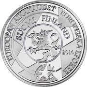 Finland 10 Euro Alvar Aalto 2016 EUROPAN AIKAKAUDET EUROPEISKA EPOKER SUOMI FINLAND 2016 coin obverse