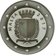 Malta 10 Euro EU Presidency 2017 MALTA 2017 REPUBBLIKA TA' MALTA coin obverse