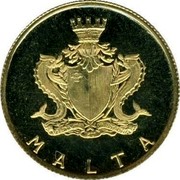 Malta 10 Pounds Maltese centaury 1974 KM# 26 MALTA coin obverse Malta 10 Pounds Maltese centaury 1974 KM# 26 MALTA coin obverse