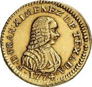 Malta 10 Scudi Maltese scudo 1774 KM# 292 F D FRAN XIMENEZ DE TEXADA 1774 coin obverse