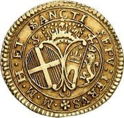 Malta 10 Scudi Maltese scudo 1774 KM# 292 SANCTI SEPV IERVS M M H ET coin reverse