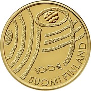 Finland 100€ 100 Years Blue Bioeconomy 2018 Proof 100€ SUOMI FINLAND coin obverse Finland 100€ 100 Years Blue Bioeconomy 2018 Proof 100€ SUOMI FINLAND coin obverse