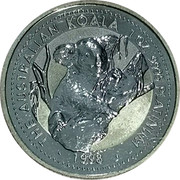 Australia 100 Dollars (Koala) THE AUSTRALIAN KOALA 1 OZ. 9995 PLATINUM 1998 coin reverse Australia 100 Dollars (Koala) THE AUSTRALIAN KOALA 1 OZ. 9995 PLATINUM 1998 coin reverse