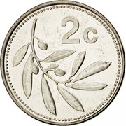 Malta 2 Cents 2004 KM# 94 Reform Coinage 2 C coin reverse Malta 2 Cents 2004 KM# 94 Reform Coinage 2 C coin reverse