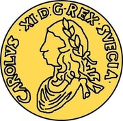 Estonia 2 Ducat 2 Dukat - Carl XI 1671 KM# 44 CAROLVS ∙ D : G : REX ∙ SVECIA coin obverse Estonia 2 Ducat 2 Dukat - Carl XI 1671 KM# 44 CAROLVS ∙ D : G : REX ∙ SVECIA coin obverse