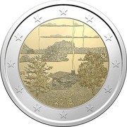 Finland 2 Euro Finnish Sauna culture 2018 FI 2 EURO coin obverse Finland 2 Euro Finnish Sauna culture 2018 FI 2 EURO coin obverse