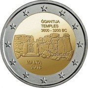 Malta 2 Euro (Ggantija Temples) 2 EURO coin obverse Malta 2 Euro (Ggantija Temples) 2 EURO coin obverse