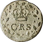 Estonia 2 Ore Carl XI 1671 KM# 40 CRS coin obverse Estonia 2 Ore Carl XI 1671 KM# 40 CRS coin obverse