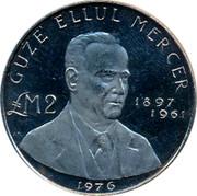 Malta 2 Pounds Guze Ellul Mercer 1976 KM# 40 GUZE ELLUL MERCER 1897 1961 LM 2 1976 coin reverse Malta 2 Pounds Guze Ellul Mercer 1976 KM# 40 GUZE ELLUL MERCER 1897 1961 LM 2 1976 coin reverse