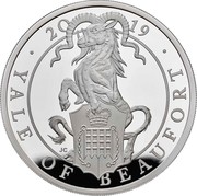 UK 2 Pounds The Yale of Beaufort 2019 Proof YALE OF BEAUFORT 2019 coin reverse UK 2 Pounds The Yale of Beaufort 2019 Proof YALE OF BEAUFORT 2019 coin reverse
