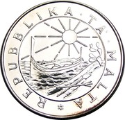 Malta 2 Pounds World Food Day 1981 Proof KM# 52 REPUBBLIKA . TA' . MALTA . coin obverse Malta 2 Pounds World Food Day 1981 Proof KM# 52 REPUBBLIKA . TA' . MALTA . coin obverse