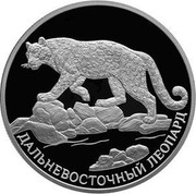 Russia 2 Rubles Amur Leopard 2019 СПМД Proof; St. Petersburg Mint ДАЛЬНЕВОСТОЧНЫЙ ЛЕОПАРД coin reverse Russia 2 Rubles Amur Leopard 2019 СПМД Proof; St. Petersburg Mint ДАЛЬНЕВОСТОЧНЫЙ ЛЕОПАРД coin reverse