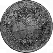 Malta 2 Scudi Malta 2 scudo 1724 KM# 187 M MAGISTER HOSP ETS S HIERVS 1724 S 2 coin obverse Malta 2 Scudi Malta 2 scudo 1724 KM# 187 M MAGISTER HOSP ETS S HIERVS 1724 S 2 coin obverse