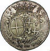 Malta 2 Scudi Malta 2 scudo 1728 KM# 195.2 M MAGI STER HOS ET S S HIERVSA 1728 S 2 coin obverse Malta 2 Scudi Malta 2 scudo 1728 KM# 195.2 M MAGI STER HOS ET S S HIERVSA 1728 S 2 coin obverse