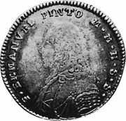 Malta 2 Scudi Emmanuel Pinto 1764 KM# 274 F EMMANVEL PINTO M M H S S coin obverse Malta 2 Scudi Emmanuel Pinto 1764 KM# 274 F EMMANVEL PINTO M M H S S coin obverse