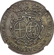Malta 2 Scudi Antonio Manoel de Vilhena 1723 KM# 181 M∙MAGIS:HOS:ET S∙SEPVL:HIERVSALEM 1723 S 2 coin reverse Malta 2 Scudi Antonio Manoel de Vilhena 1723 KM# 181 M∙MAGIS:HOS:ET S∙SEPVL:HIERVSALEM 1723 S 2 coin reverse