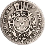 Malta 2 Tari Emmanuel Pinto 1741 KM# 219 .F.EMMANVEL. / PINTO.M.M.H.H. coin obverse Malta 2 Tari Emmanuel Pinto 1741 KM# 219 .F.EMMANVEL. / PINTO.M.M.H.H. coin obverse