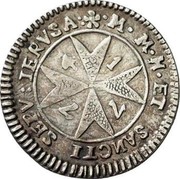 Malta 2 Tari Francisco Ximenez de Texada 1774 KM# 290 M.M.H.ET SANCTI SEPV:IERVSA coin reverse Malta 2 Tari Francisco Ximenez de Texada 1774 KM# 290 M.M.H.ET SANCTI SEPV:IERVSA coin reverse