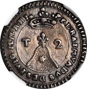Malta 2 Tari Ramon Despuig 1737 KM# 201 ∙S∙P∙L∙RAIMVNDVS DESPVIG M∙M∙NN T 2 coin obverse Malta 2 Tari Ramon Despuig 1737 KM# 201 ∙S∙P∙L∙RAIMVNDVS DESPVIG M∙M∙NN T 2 coin obverse