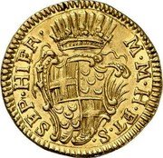 Malta 2 Zecchino (Emmanuel Pinto) KM# 234 SEP HIER M M H ET S coin reverse Malta 2 Zecchino (Emmanuel Pinto) KM# 234 SEP HIER M M H ET S coin reverse