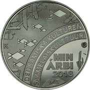 Finland 20€ Samische Kultur 2018 DEN SAMISKA KULTUREN SAAMELAISKULTTUURI MIN ARBI 2018 coin obverse