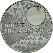 Finland 20€ Samische Kultur 2018 SUOMI FINLAND 20€ coin reverse