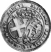 Malta 20 Scudi Francisco Ximenez de Texada 1773 KM# 289 ET SANCIL SEPVLHRI ... S 20 coin reverse Malta 20 Scudi Francisco Ximenez de Texada 1773 KM# 289 ET SANCIL SEPVLHRI ... S 20 coin reverse