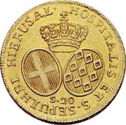 Malta 20 Scudi Emmanuel de Rohan 1778 KM# 312 HOSPITALIS ET S SEPULHRI HIERUSAL S 20 coin reverse Malta 20 Scudi Emmanuel de Rohan 1778 KM# 312 HOSPITALIS ET S SEPULHRI HIERUSAL S 20 coin reverse