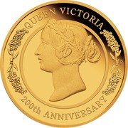 Australia 25 Dollars Queen Victoria 200th Anniversary 2019 P QUEEN VICTORIA 200TH ANNIVERSARY coin reverse Australia 25 Dollars Queen Victoria 200th Anniversary 2019 P QUEEN VICTORIA 200TH ANNIVERSARY coin reverse