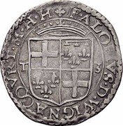 Malta 3 Tari Alof de Wignacourt 1609 KM# 13 F ALOFIVS D WIGNACOVRT M H H T 3 coin obverse Malta 3 Tari Alof de Wignacourt 1609 KM# 13 F ALOFIVS D WIGNACOVRT M H H T 3 coin obverse