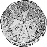 Malta 3 Tari KM# 92 Standard Coinage SVB HOB IGNO MILITAMVS 1660 coin obverse Malta 3 Tari KM# 92 Standard Coinage SVB HOB IGNO MILITAMVS 1660 coin obverse