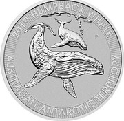 Australia 30 Dollars Humpback Whale 2019 P Proof 2019 HUMPBACK WHALE AUSTRALIAN ANTARCTIC TERRITORY coin reverse Australia 30 Dollars Humpback Whale 2019 P Proof 2019 HUMPBACK WHALE AUSTRALIAN ANTARCTIC TERRITORY coin reverse