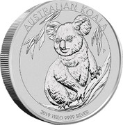 Australia 30 Dollars Koala 2019 P Proof AUSTRALIAN KOALA 2019 1 KILO 9999 SILVER P NM coin reverse Australia 30 Dollars Koala 2019 P Proof AUSTRALIAN KOALA 2019 1 KILO 9999 SILVER P NM coin reverse