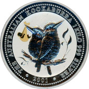 Australia 30 Dollars Kookaburra - Japanese Royal Baby privy mark 2001 P Proof THE AUSTRALIAN KOOKABURRA 1 KILO 999 SILVER 2001 coin reverse Australia 30 Dollars Kookaburra - Japanese Royal Baby privy mark 2001 P Proof THE AUSTRALIAN KOOKABURRA 1 KILO 999 SILVER 2001 coin reverse