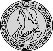 Estonia 4 Marka 1664 KM# 18.2 Standard Coinage (Reval) CAROLVS ∙ D : G : SVE : GOTH : WAN : Q : REX : ET : PR : HÆ coin obverse