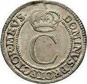 Estonia 4 Ore Carl XI 1671 KM# 41 DOMINVS ∙ PROTECTOR ∙ MEVS ∙ C coin obverse Estonia 4 Ore Carl XI 1671 KM# 41 DOMINVS ∙ PROTECTOR ∙ MEVS ∙ C coin obverse