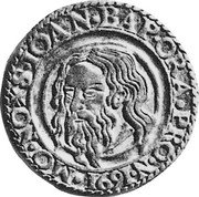 Malta 4 Tari 1691 KM# 121 Standard Coinage MO NO S IOAN BAP OR A PRO N coin reverse Malta 4 Tari 1691 KM# 121 Standard Coinage MO NO S IOAN BAP OR A PRO N coin reverse