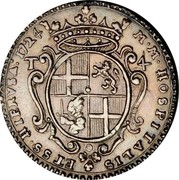 Malta 4 Tari Antonio Manoel de Vilhena 1724 KM# 170 M∙M∙HOSPITALIS ET S∙S∙HIERVSA:1724 T 4 coin reverse Malta 4 Tari Antonio Manoel de Vilhena 1724 KM# 170 M∙M∙HOSPITALIS ET S∙S∙HIERVSA:1724 T 4 coin reverse
